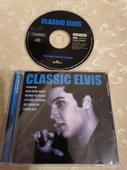 ELVIS PRESLEY - CLASSIC ELVIS - AVRUPA  BASIM CD ALBÜM