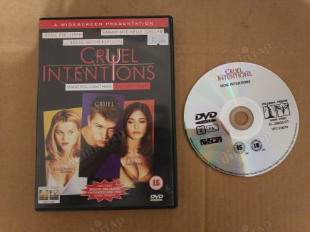 CRUEL INTENTIONS  - RYAN PHILLIPPE / REESE WITHERSPOON -  DVD FİLM - 94  DAKİKA  - YABANCI BASIM TÜRKÇE ALTYAZI VARDIR (+15)