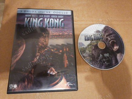 KING KONG - BİR PETER JACKSON FİLMİ - NAOMI WATTS /ADRIEN BRODY - DVD FİLM - 179  DAKİKA +EKSTRALAR