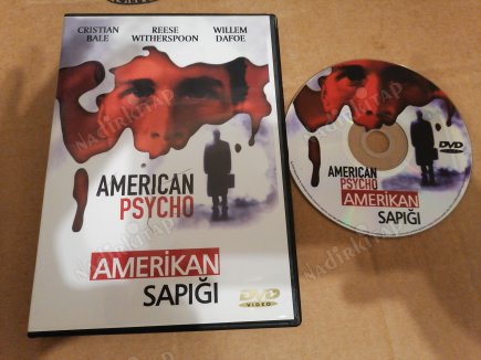 AMERİKAN SAPIĞI ( AMERICAN PSYCHO )  - CHRISTIAN BALE / REESE WHITHERSPOON -  80  DAKİKA  -  DVD FİLM  - TÜRKİYE BASIM