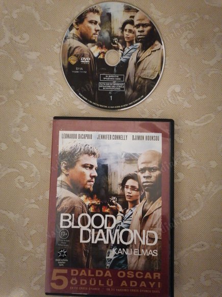 BLOOD DIAMOND - LEONARDO DI CAPRIO / JENNIFER CONNELLY - 138  DAKİKA  - TÜRKİYE BASIM  DVD FILM