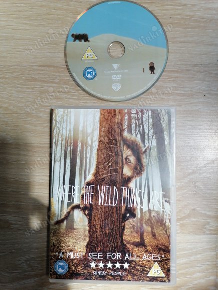 WHERE THE WILD THINGS ARE - A SPIKE JONZE FILM -  97 DAKİKA - DVD  FİLM - YABANCI BASIM TÜRKÇE DİL SEÇENEĞİ YOKTUR