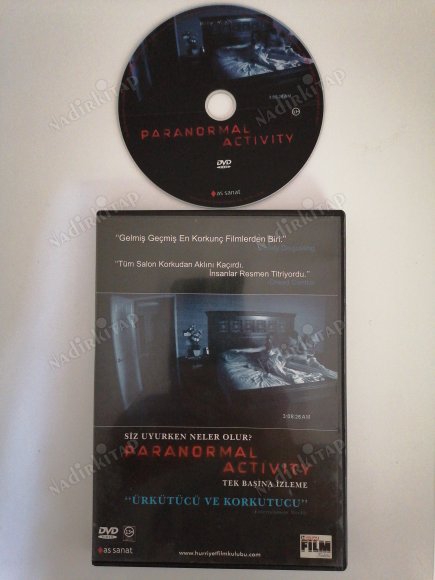 PARANORMAL ACTIVITY - BİR OREN PELI FİLMİ - 83  DAKİKA+EXTRAS -DVD  FİLM- TÜRKİYE BASIM