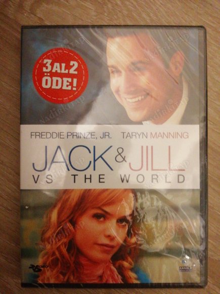 JACK VE JILL VS THE WORLD - FREDDIE PRINZE JR. / TARYN MANNING - 87 DAKİKA DVD FİLM - AÇILMAMIŞ AMBALAJINDA