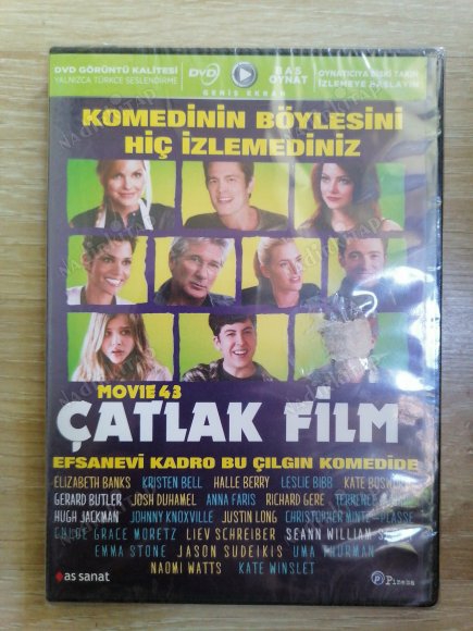 ÇATLAK FİLM / MOVIE 43   - 94 DAKİKA TÜRKİYE BASIM -  DVD  FİLM - AÇILMAMIŞ AMBALAJINDA