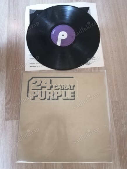 DEEP PURPLE - 24 CARAT  - 1975 HOLLANDA  BASIM  ALBÜM -  33 LÜK LP PLAK ( SMOKE ON THE WATER BU ALBÜMDE )