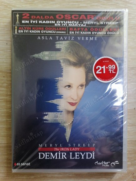 DEMİR LEYDİ / THE IRON LADY -  MERYL STREEP - TÜRKİYE BASIM - 105 DAKİKA -  DVD  FİLM - AÇILMAMIŞ AMBALAJINDA