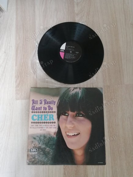 CHER - ALL I REALLY WANT TO DO - 1965 USA BASIM - 33 LÜK  LP PLAK