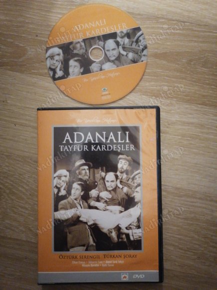 ADANALI TAYFUR KARDEŞLER - ÖZTÜRK SERENGİL / TÜRKAN ŞORAY  -  TÜRKİYE BASIM -  DVD FİLM