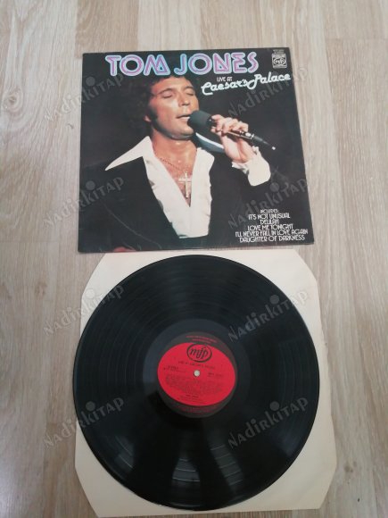 TOM JONES  - LIVE AT SEZAR’S PALACE  - 1971 İNGİLTERE   BASIM - 33 LÜK LP PLAK