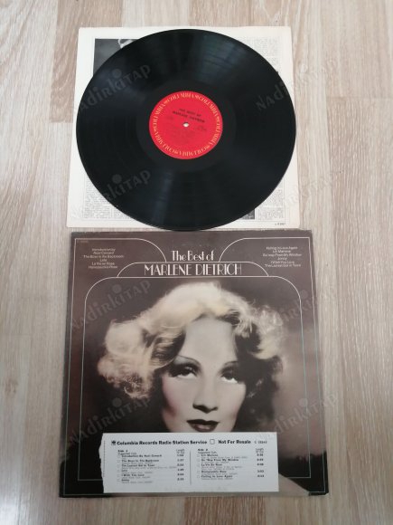 MARLENE DIETRICH - THE BEST OF MARLENE DIETRICH  - 1983 USA BASIM LP ALBÜM ( LILI MARLENE BU ALBÜMDE