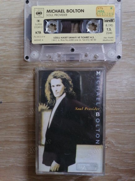 MICHAEL BOLTON - SOUL PROVIDER - 1989 TÜRKİYE  Basım  *KASET* ( İLK BASIM KAĞITLI )