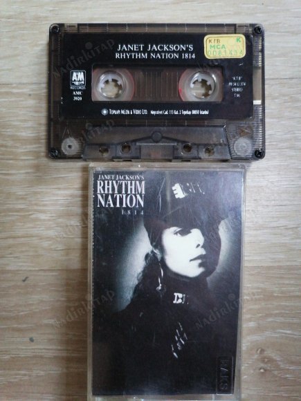 JANET JACKSON - RHYTHM NATION 1814 -1989  Türkiye Basım KASET