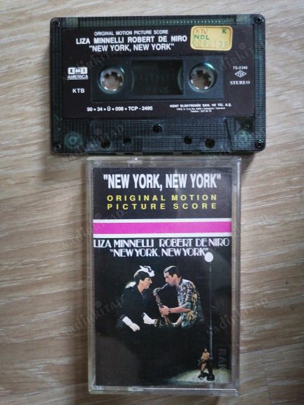 NEW YORK NEW YORK - SOUNDTRACK - LIZA MINNELLI / ROBERT DE NIRO  - 1990 TÜRKİYE  Basım  *KASET*