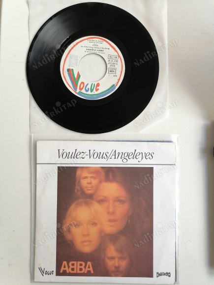 ABBA - VOULEZ VOUS - 1979 FRANSA  BASIM 45 LİK PLAK