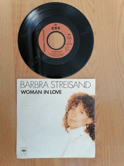 BARBRA STRAISAND-WOMAN IN LOVE -1980 FRANSA BASIM 45 LİK PLAK