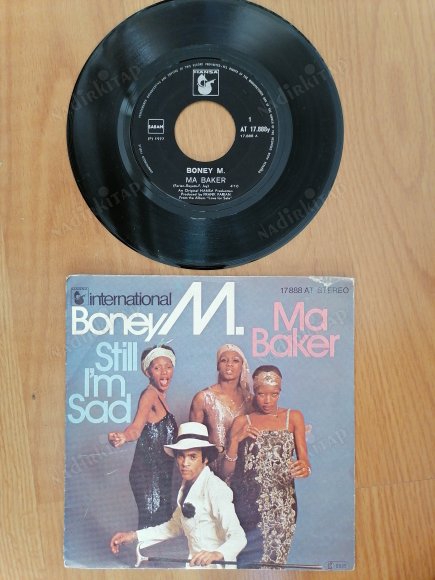 BONEY M-MA BAKER-1977 BELÇİKA  BASIM 45 LİK PLAK