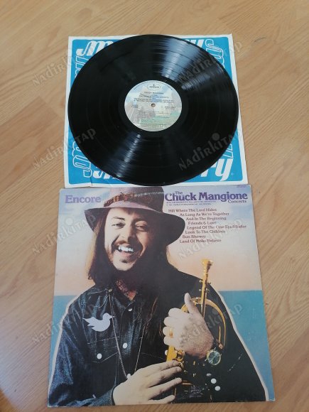 CHUCK MANGIONE - ENCORE / THE CHUCK MANGIONE CONCERTS 1975 USA  BASIM  LP ALBÜM  33 LÜK PLAK