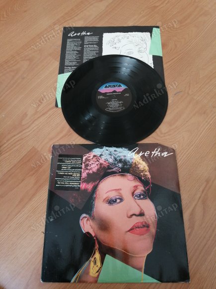 ARETHA FRANKLIN - ARETHA  - 1986 USA  BASIM  33 LÜK LP  PLAK