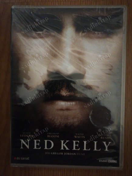 NED KELLY - HEATH LEDGER / ORLANDO BLOOM - BİR GREGOR JORDAN FİLMİ 105 DAKİKA+ EXTRAS  - TÜRKİYE BASIM DVD FİLM - AÇILMAMIŞ AMBALAJINDA