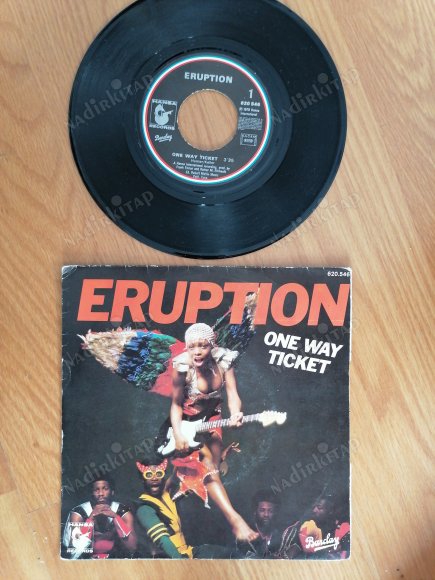 ERUPTION - ONE WAY TICKET- 1979 FRANSA  BASIM 45 LİK PLAK