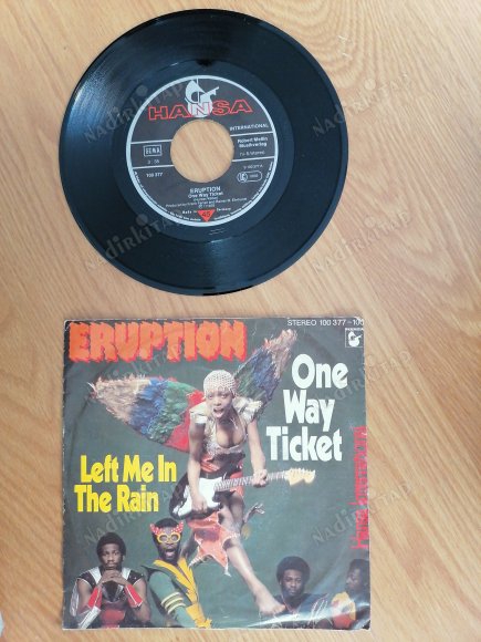 ERUPTION - ONE WAY TICKET - 1979 ALMANYA   BASIM 45 LİK PLAK