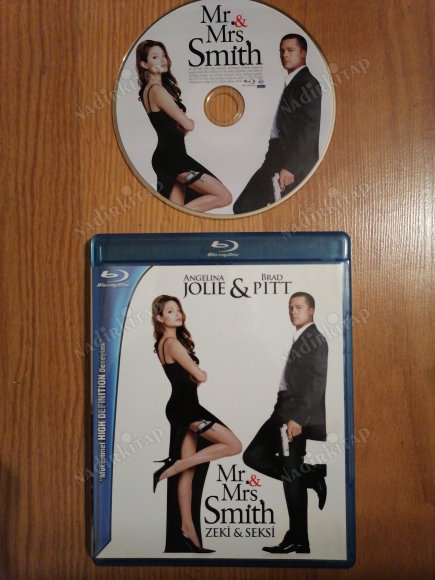 MR & MRS SMITH - ANGELINA JOLIE / BRAD PITT  - 108 DAKİKA - ORJİNAL BANDROLLÜ BLUERAY FİLM ( TÜRKÇE DİL VE ALTYAZI SEÇENEKLERİ VARDIR )