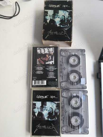 METALLICA - GARAGE INC. 2xKASET 1998 TÜRKİYE BASIM KASET ALBÜM