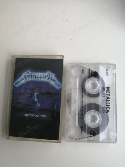 METALLICA - RIDE THE LIGHTNING  - 1998 TÜRKİYE BASIM KASET ALBÜM