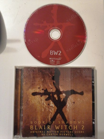 BLAIR WITCH 2 / BOOK OF SHADOWS - ORIGINAL MOTION PICTURE SCORE BY CARTER BURWELL   - 2000 AVRUPA BASIM CD ALBÜM