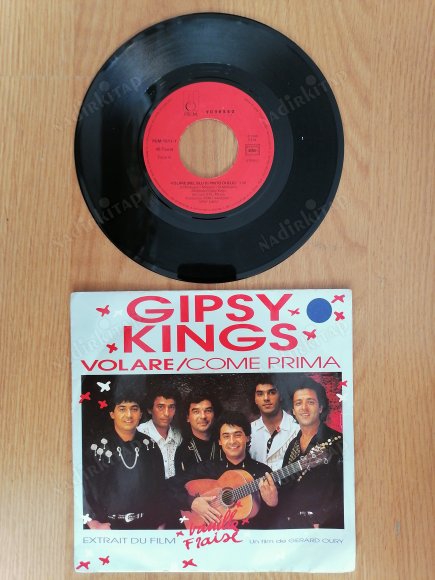 GIPSY KINGS - VOLARE - 1989 FRANSA BASIM 45 LİK PLAK 2. EL