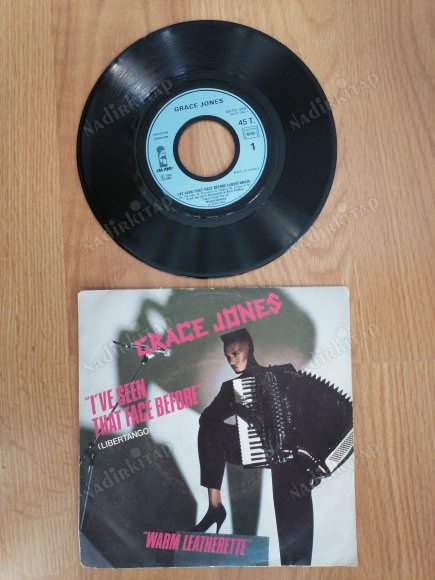 GRACE JONES - I’VE SEEN THAT FACE BEFORE ( LIBERTANGO ) - 1981 FRANSA BASIM 45 LİK