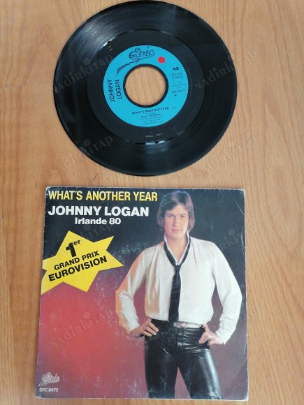 JOHNNY LOGAN - WHAT’S ANOTHER YEAR - 45 LİK PLAK 1980 FRANSA BASIM