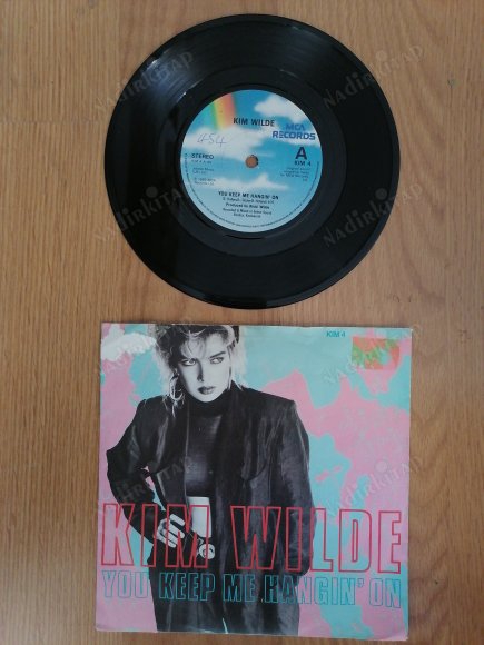 KIM WILDE - YOU KEEP ME HANGIN’ ON - 1986 İNGİLTERE  BASIM 45 LİK PLAK