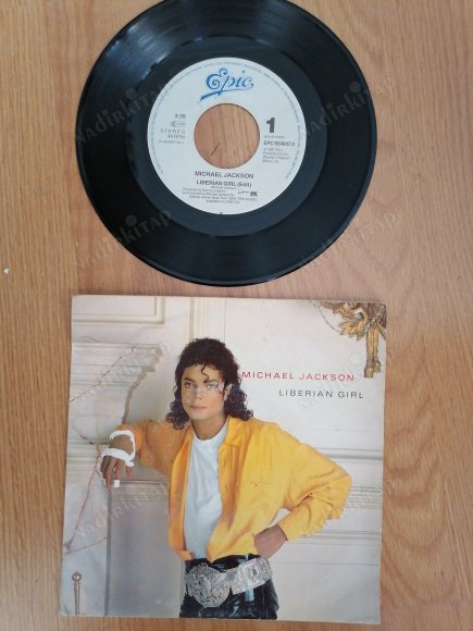 MICHAEL JACKSON - LIBERIAN GIRL - 1989 HOLLANDA BASIM 45 LİK PLAK