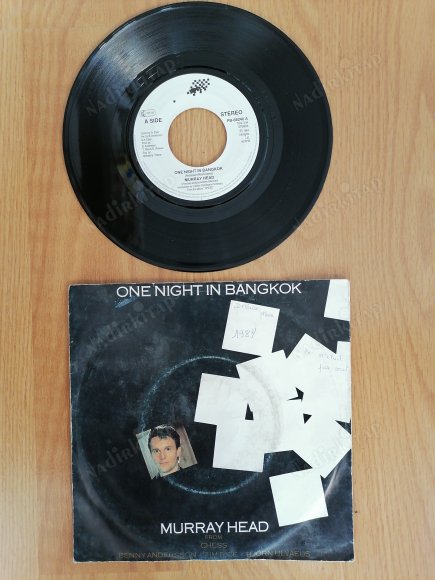 MURRAY HEAD - ONE NIGHT IN BANGKOK - 1984 HOLLANDA BASIM 45 LİK PLAK