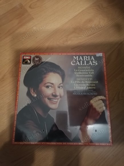 MARIA CALLAS -Paris Conservatoire Orchestra ‎– Airs D’Opéras De Rossini Et Donizetti - FRANSA DÖNEM BASIM LP ALBÜM - AÇILMAMIŞ AMBALAJINDA