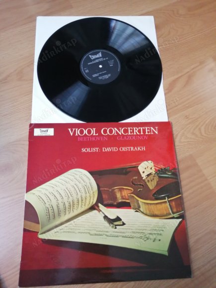 BEETHOVEN - SOLIST : DAVID OISTRAKH - VIOOL CONCERTEN  - HOLLANDA DÖNEM   BASIM - LP 33’LÜK PLAK