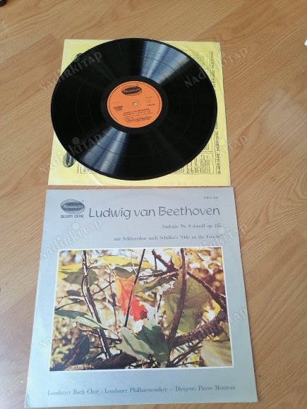 BEETHOVEN - Symphonie N° 9 D-Moll  Op. 125 - LONDRA FİLARMONİ  ORKESTRASI - HOLLANDA DÖNEM  BASIM - LP 33’LÜK PLAK