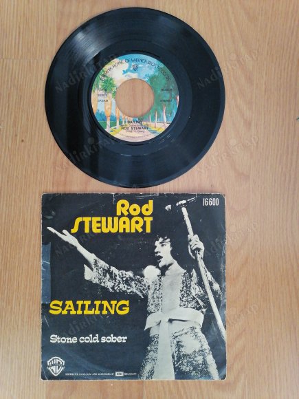 ROD STEWART - SAILING - 1975 BELÇİKA BASIM 45 LİK PLAK