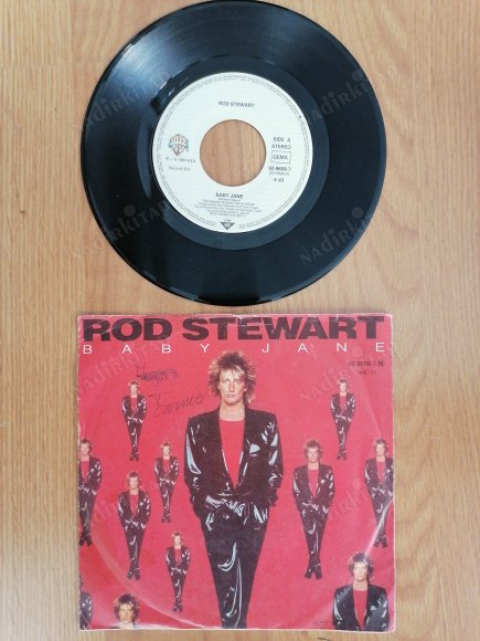 ROD STEWART - BABY JANE 1983 ALMANYA   BASIM 45 LİK PLAK