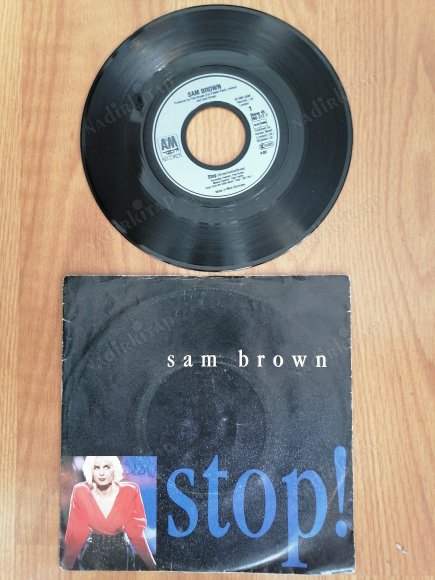 SAM BROWN - STOP 1988 ALMANYA BASIM 45 LİK PLAK