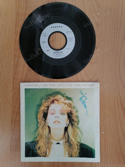 SANDRA - IN THE HEAT OF THE NIGHT - 1985 FRANSA BASIM 45 LİK PLAK