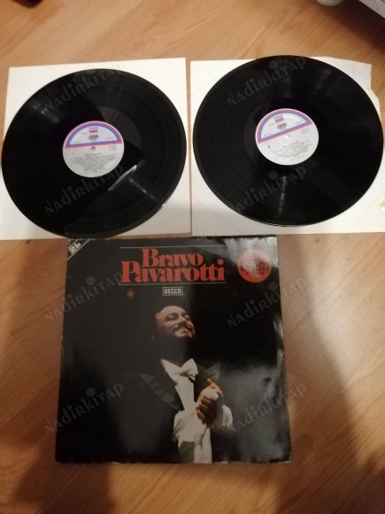 LUCIANO PAVAROTTI - BRAVO PAVAROTTI - 1979 ALMANYA BASIM 2xLP ALBÜM- 33 LÜK DÖNEM BASKI DOUBLE PLAK