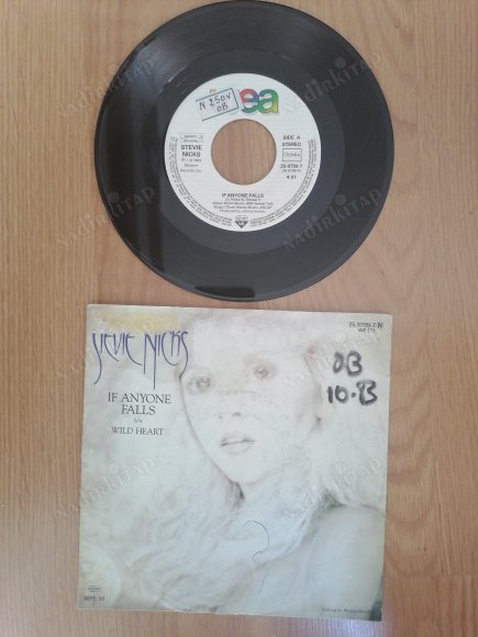 STEVIE NICKS - IF ANYONE FALLS / WILD HEART - 1983 ALMANYA BASIM 45 LİK PLAK