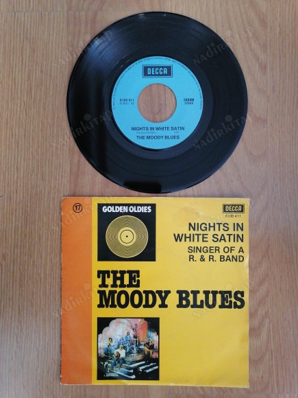 THE MOODY BLUES - NIGHTS IN WHITE SATIN-1979 BELÇİKA BASIM 45 LİK PLAK