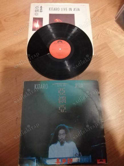 KITARO - LIVE IN ASIA - 1984 ALMANYA  BASIM LP ALBÜM - 33 LÜK PLAK