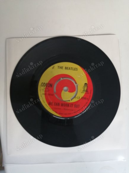 THE BEATLES - DAY TRIPPER / WE CAN WORK IT OUT -1965 TÜRKİYE BASIM 45 LİK PLAK