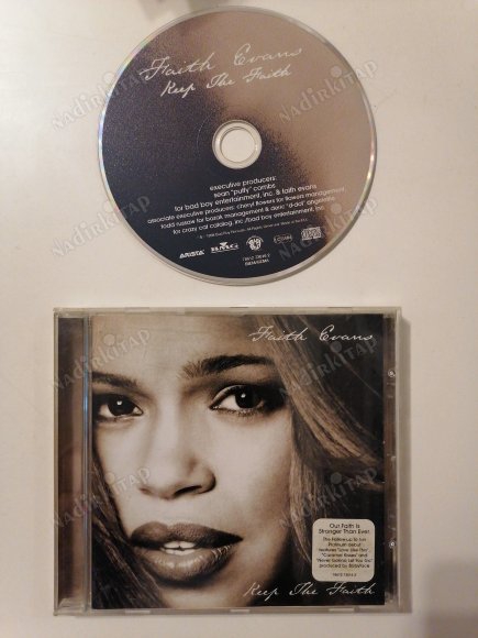 FAITH EVANS - KEEP THE FAITH -  1998 AVRUPA  BASIM CD ALBÜM