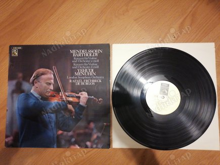 MENDELSSOHN-YEHUDI MENUHIN -Konzert Fur Violine Und Orchester 1972 ALMANYA BASIM ALBÜM -33 LÜK PLAK